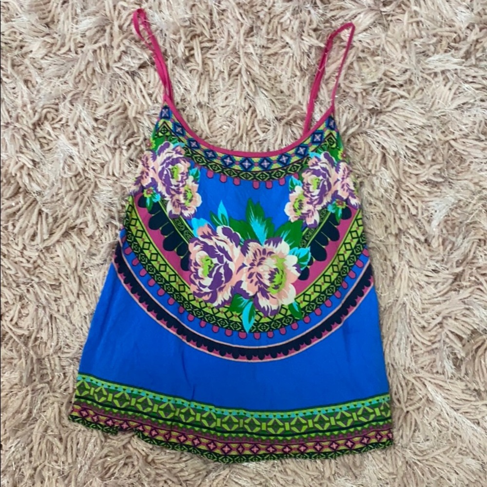 Cute Floral Boutique Tank Top